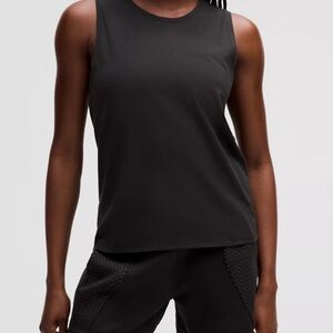 Lululemon High Neck Tank Top License To Train Size 6 Black